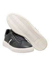 Load image into Gallery viewer, Bally Myron 6301335 Men's Grey & Navy Cotton Mix & Leather Sneakers MSRP $675