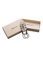 Load image into Gallery viewer, Bally 6307336 PNT Hook Key Holder MultiDeep Sepia Leather MSRP $280