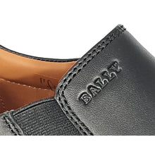 Load image into Gallery viewer, Bally Charles 6240396 Men's Black Lamb Leather Sneakers MSRP $570