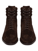 Load image into Gallery viewer, Bally Stensy-R 6308908 Men's Ebano Suede Leather Boots MSRP $1550