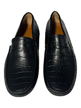 Load image into Gallery viewer, Bally Dreamer 6301195 Men's Black Calf Embossed Leather Loafers MSRP $700