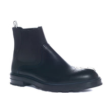 Load image into Gallery viewer, Bally Corbet 6230637 Men's Black Calf Plain Leather Chelsea Boots MSRP $767