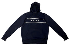 Load image into Gallery viewer, Bally 6234328 Unisex Black Hooded Sweatshirt Size S MSRP $375