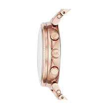 Load image into Gallery viewer, Michael Kors Sofie MK6576 Women's Rose Gold-Tone Chronograph 39mm Watch MSRP $275