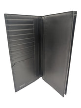 Load image into Gallery viewer, Bally Taliro 6214515 Black Grained Leather Continental Wallet MSRP $450