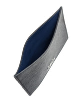 Load image into Gallery viewer, Salvatore Ferragamo Men's 705069 Gancini Black&Blue Credit Card Holder MSRP $295