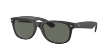 Load image into Gallery viewer, Ray-Ban RB2132 622 New Wayfarer Matte Black G-15 Green Classic 58-18-145