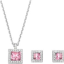 Load image into Gallery viewer, Swarovski 5260703 Light Amethyst Crystal GINO Set Necklace & Earrings MSRP $149