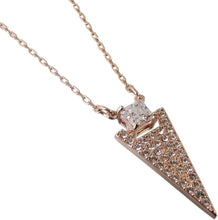 Load image into Gallery viewer, Swarovski Funk 5241276 Rose Gold Plated & Crystal Pendant Necklace MSRP $99