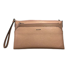 Load image into Gallery viewer, Bally Leddon 6219398 Ladies Nude Wrislet Clutch Calf Embossed MSRP $625