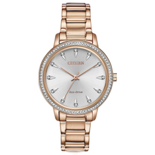 Load image into Gallery viewer, Citizen FE7043-55A Silhouette Crystal Eco-Drive Women's 36 mm Watch MSRP $395