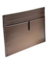 Load image into Gallery viewer, Tumi Nassau SLG Men's Slim Card Case Brown Leather Wallet MSRP $125