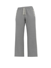 Load image into Gallery viewer, Bally 6223597 Women's Grey Cotton Fleece Drawstring Sweatpants MSRP $350