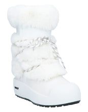 Load image into Gallery viewer, Bally Galy 6234642 Women's White Fur & Leather Ankle Boots Size 4.5 MSRP $850