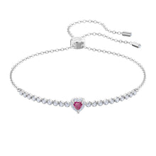 Load image into Gallery viewer, Swarovski One 5456813 Rhodium-Plated Crystal Bracelet MSRP $120