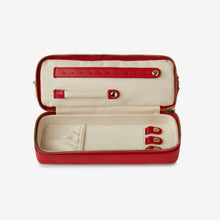 Load image into Gallery viewer, WOLF 886172 Red Leather Dual Jewelry Organizer - Take Me With You MSRP $150