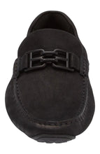 Load image into Gallery viewer, Bally Parsal 6303265 Men's Black Suede Leather Driver Loafers Size 12 MSRP $750