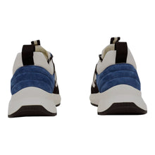 Load image into Gallery viewer, Bally Damon 6303815 Men's Black/Blue/White Suede Panel Low-Top Sneakers MSRP $720