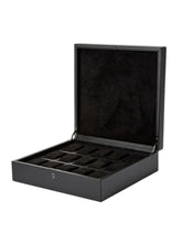 Load image into Gallery viewer, Wolf 1834 British Racing 15 Piece Watch Box Black - 793202