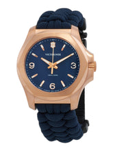 Load image into Gallery viewer, Victorinox I.N.O.X. 241955 Womens Blue Paracord Blue Dial 37 mm Watch MSRP $700