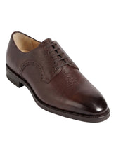 Load image into Gallery viewer, Bally Scrivani 6306756 Men's Ebano Leather Derby Shoes MSRP $1260