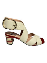 Load image into Gallery viewer, Bally Haylie 6225823 Ladies Bone Plain Leather Sandals Size 6.5 US MSRP $875