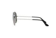 Load image into Gallery viewer, Ray-Ban RB3025 W3275 Polished Silver Aviator Mirror Grey 55-14-135