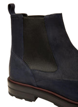 Load image into Gallery viewer, Bally Corad 6239753 Men's Midnight Bovine Suede Leather Chelsea Boots MSRP $767