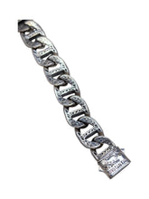 Load image into Gallery viewer, Konstantino Silver and Bronze Link Chain Bracelet BKJ438-131-300 MSRP $1980
