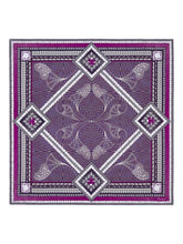 Load image into Gallery viewer, Baccarat 2809962 Ladies Louxor Twillsilk Maxi Tie Purple Scarf MSRP $400