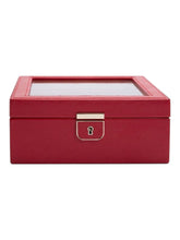 Load image into Gallery viewer, Wolf 1834 Palermo 6 Unit Watch Box Red - 213872