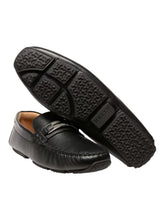 Load image into Gallery viewer, Bally Paryse 6301836 Men's Black Leather Drivers Shoes MSRP $678