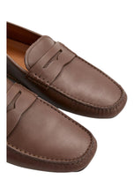 Load image into Gallery viewer, Bally Warno 6195748 Men's Moro Calf Plain Leather Driver Loafers MSRP $495
