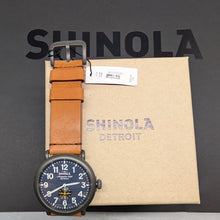 Load image into Gallery viewer, Shinola Detroit Men's The Runwell 47mm S0120223880 Blue Dial Watch MSRP $650