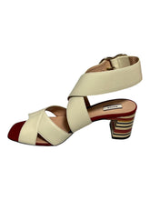 Load image into Gallery viewer, Bally Haylie 6225823 Ladies Bone Plain Leather Sandals Size 6.5 US MSRP $875