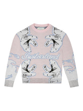 Load image into Gallery viewer, Bally 6302893 Men's Pink Bear Switzerland Wool Sweater MSRP $990