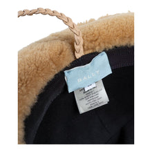 Load image into Gallery viewer, Bally 6302896 Camel Shearling Western Hat MSRP $990