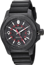 Load image into Gallery viewer, Victorinox I.N.O.X. Men's 241777 Black Carbon Quartz Dive 43mm Watch MSRP $1100