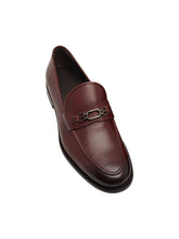 Load image into Gallery viewer, Bally Kelsy 6239763 Men's Heritage Red Plain Leather Loafers MSRP $830