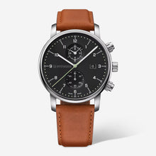 Load image into Gallery viewer, WENGER Swiss Army 01.1743.121 Urban Classic Black Dial Chronograph Watch 42mm MSRP $330