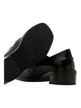 Load image into Gallery viewer, Bally Ellyane 6301289 Women's Black Leather Brushed Moccasins MSRP $790