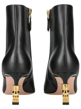 Load image into Gallery viewer, Bally Helena 6304592 Women's Black Bead-Embellished Leather Ankle Boots MSRP $1037