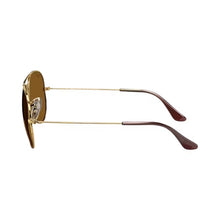 Load image into Gallery viewer, Ray-Ban RB3025 001/57 Polished Gold Aviator Brown Polarized 58-14-135