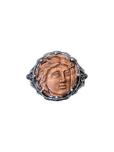 Load image into Gallery viewer, Konstantino Silver & Copper Aeolous Greek Coin Ring Size 11 DMK2083-374 S11 MSRP $565