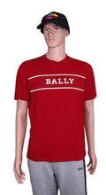 Load image into Gallery viewer, Bally 6240605 Men's Red Cotton Printed Logo T-Shirt MSRP $290