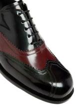 Load image into Gallery viewer, Bally Steel-CH 6311702 Men's Black Brogue Oxford Shoes MSRP $990