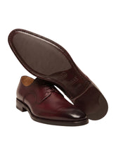 Load image into Gallery viewer, Bally Scrivani Men's Burgundy Calf Shiny Leather Derby Shoes Size 7 MSRP $1260