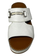Load image into Gallery viewer, Bally Harold 6211920 Men's White Grained Leather Sandals MSRP $625