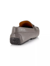 Load image into Gallery viewer, BALLY Parsal 6303266 Men's Dark Mineral Leather Loafers MSRP $720