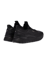 Load image into Gallery viewer, Bally Bikki 6234206 Men's Black Lamb Plain Leather Sneakers US 6 MSRP $560